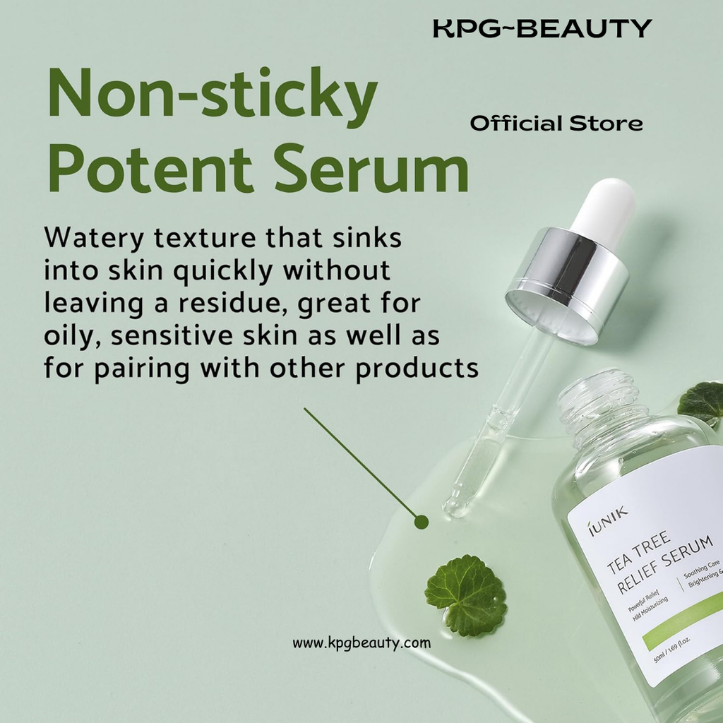 iUNIK Centella Edition Skincare Set (Cream 2.02 fl.oz. & Mini Serum 0.51 fl.oz.) - Centella Asiatica and Tea Tree Leaf Waters to Soothe, Calm, Moisturize, and Protect the Skin IUNIK
