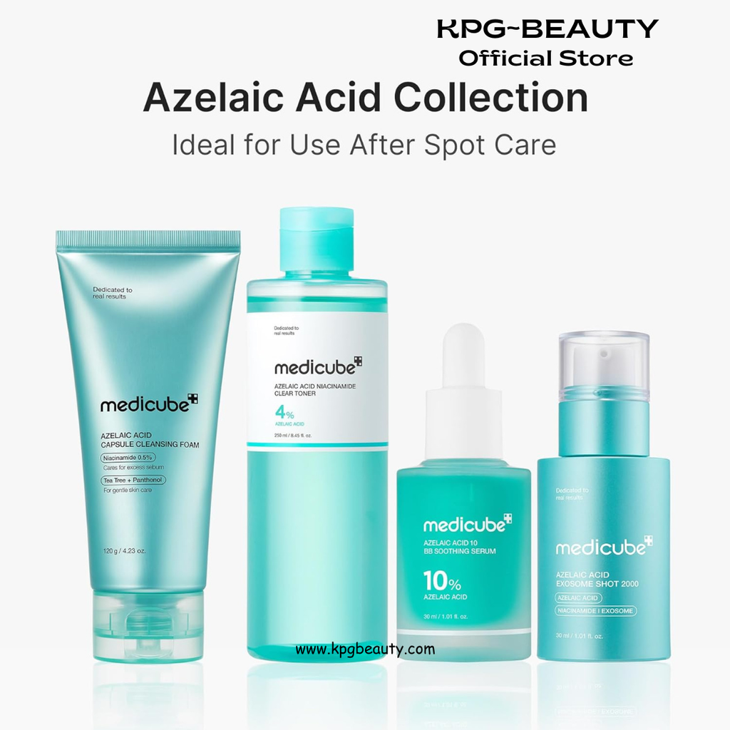 medicube Facial Cleanser Azelaic Acid Capsule Foam Cleanser | Soothing Daily Cleansing Foam For Troubled Skin & Excess Sebum Control | Uneven Skin with Niacinamide, Glycerin | Korean Skincare, 4.23 oz Medicube