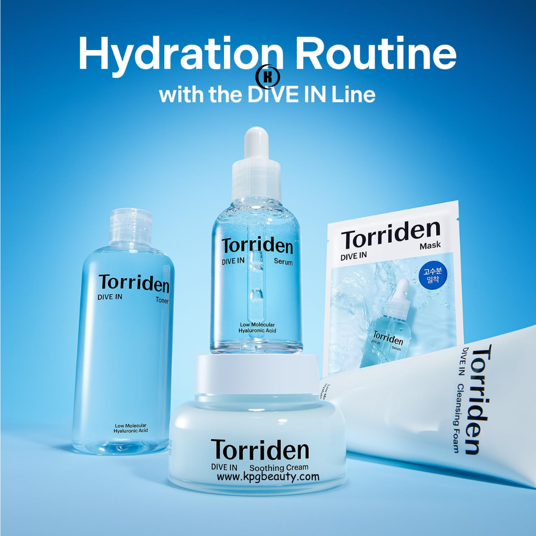 Torriden DIVE IN Hyaluronic Acid Serum 50ml (1.69 fl.oz.) | Deep Hydration to Get Glow Skin | Hyaluronic Acid, Panthenol, Allantoin | Korean Facial Serum