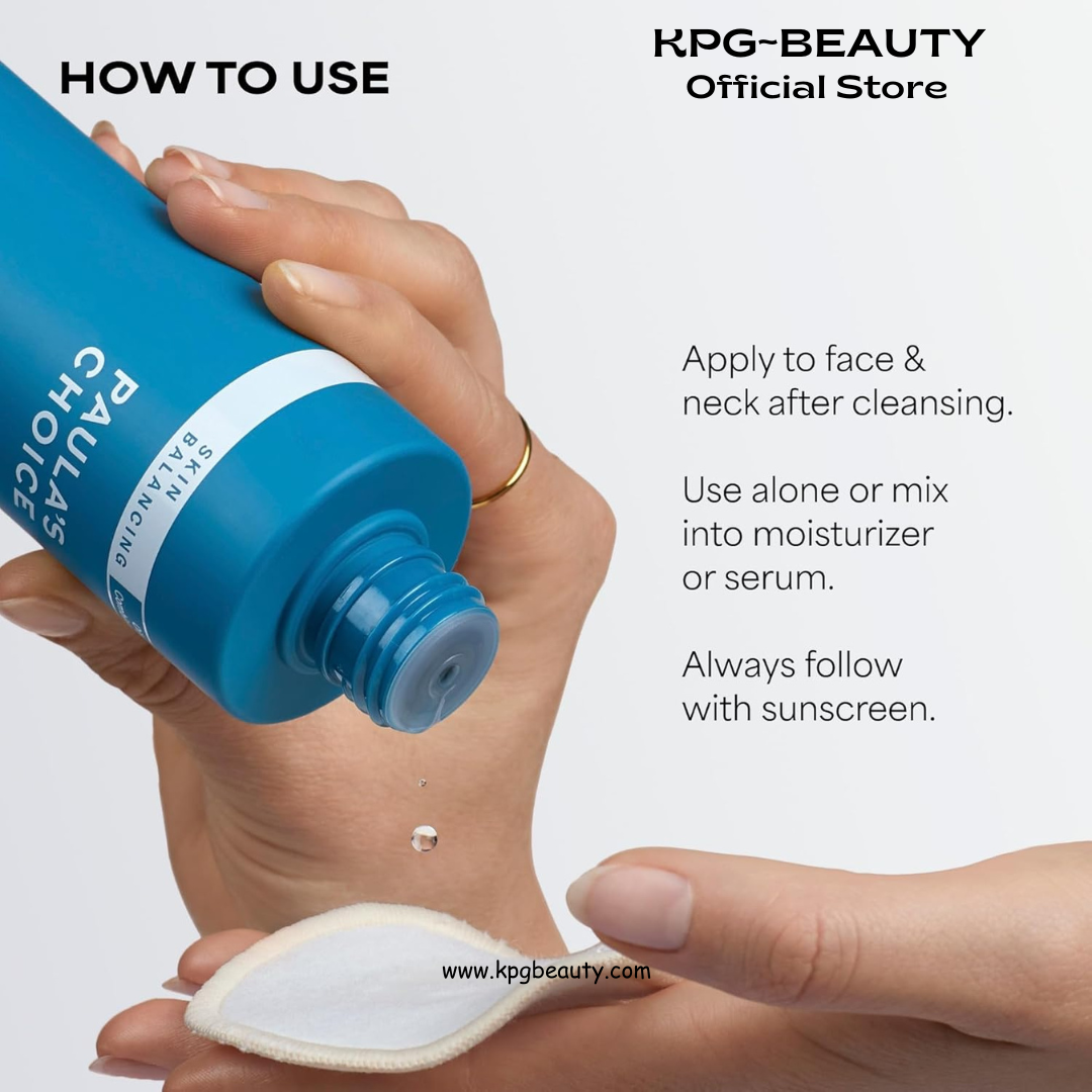 Paula's Choice SKIN BALANCING Pore-Reducing Face Toner with Niacinamide, for Oily Skin & Combination, Minimizes Large Pores, Controls Oil & Shine, Hydrates & Replenishes, Fragrance-Free 190ml Paula’s Choice