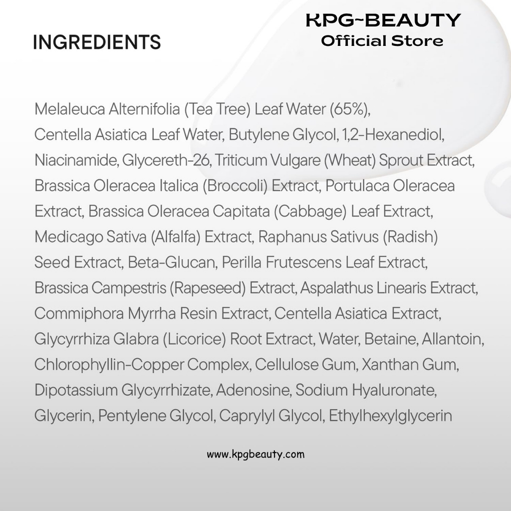 IUNIK Tea Tree Relief Serum – Tea Tree & Centella Asiatica Lightweight Vegan Ampoule for Soothing, Calming & Oil Balance, Korean Skincare for Acne-Prone Skin, 50ml IUNIK