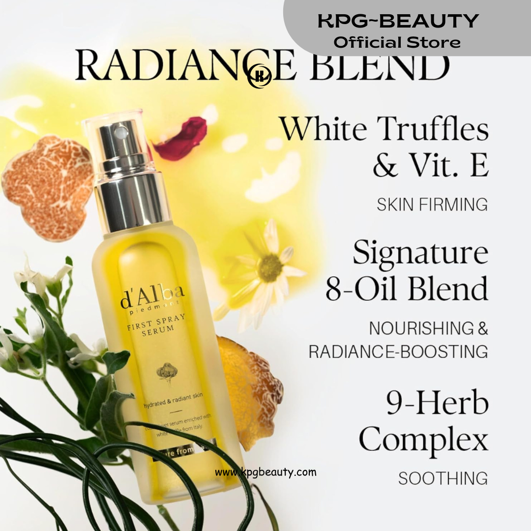 D'Alba Piedmont Italian White Truffle First Spray Serum 100ml KPG BEAUTY