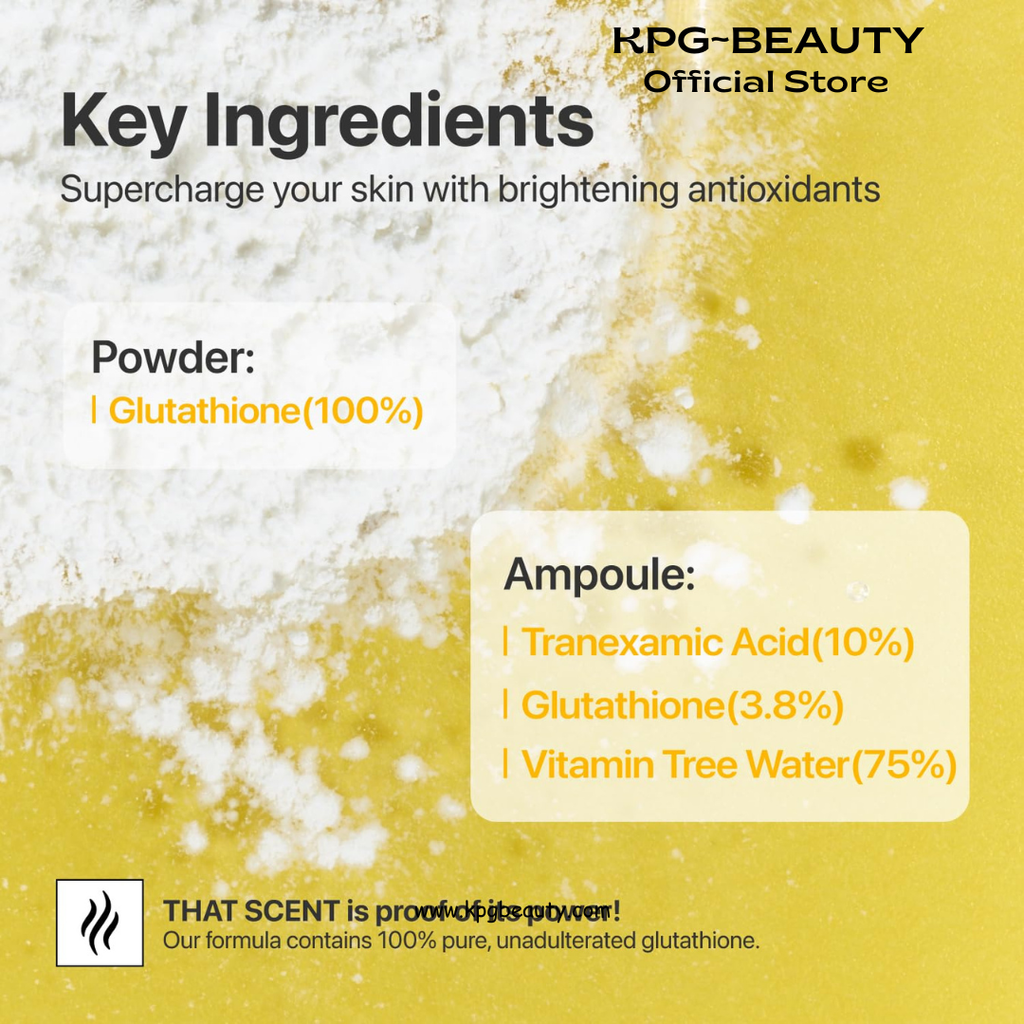 numbuzin No.5 Glutathione TXA Dark Spot Ampoule, Targeted Tone Care Concentrate for Dark Spots & Uneven Skin, Tranexamic Acid, Niacinamide, Vitamin Tree Water, Korean Skincare, 10.7g Numbuzin