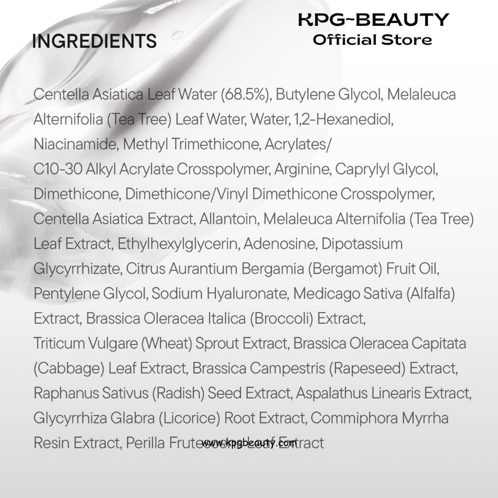 IUNIK Centella Calming Gel Cream – Centella & Tea Tree Non-Comedogenic Lightweight Gel Moisturizer for Soothing & Blemish Care, Korean Skincare for Oily, Sensitive & Acne-Prone Skin, 60ml IUNIK
