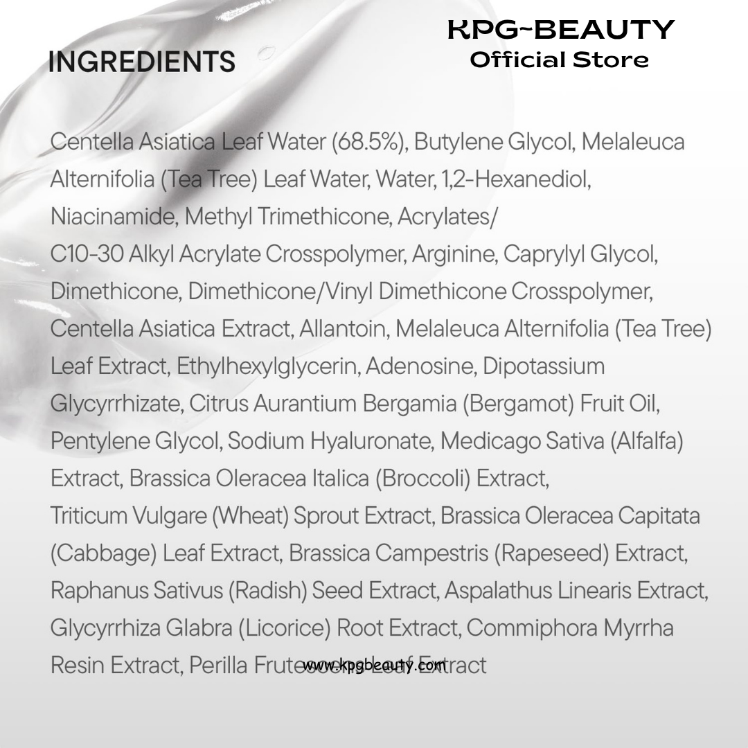 IUNIK Centella Calming Gel Cream – Centella & Tea Tree Non-Comedogenic Lightweight Gel Moisturizer for Soothing & Blemish Care, Korean Skincare for Oily, Sensitive & Acne-Prone Skin, 60ml IUNIK