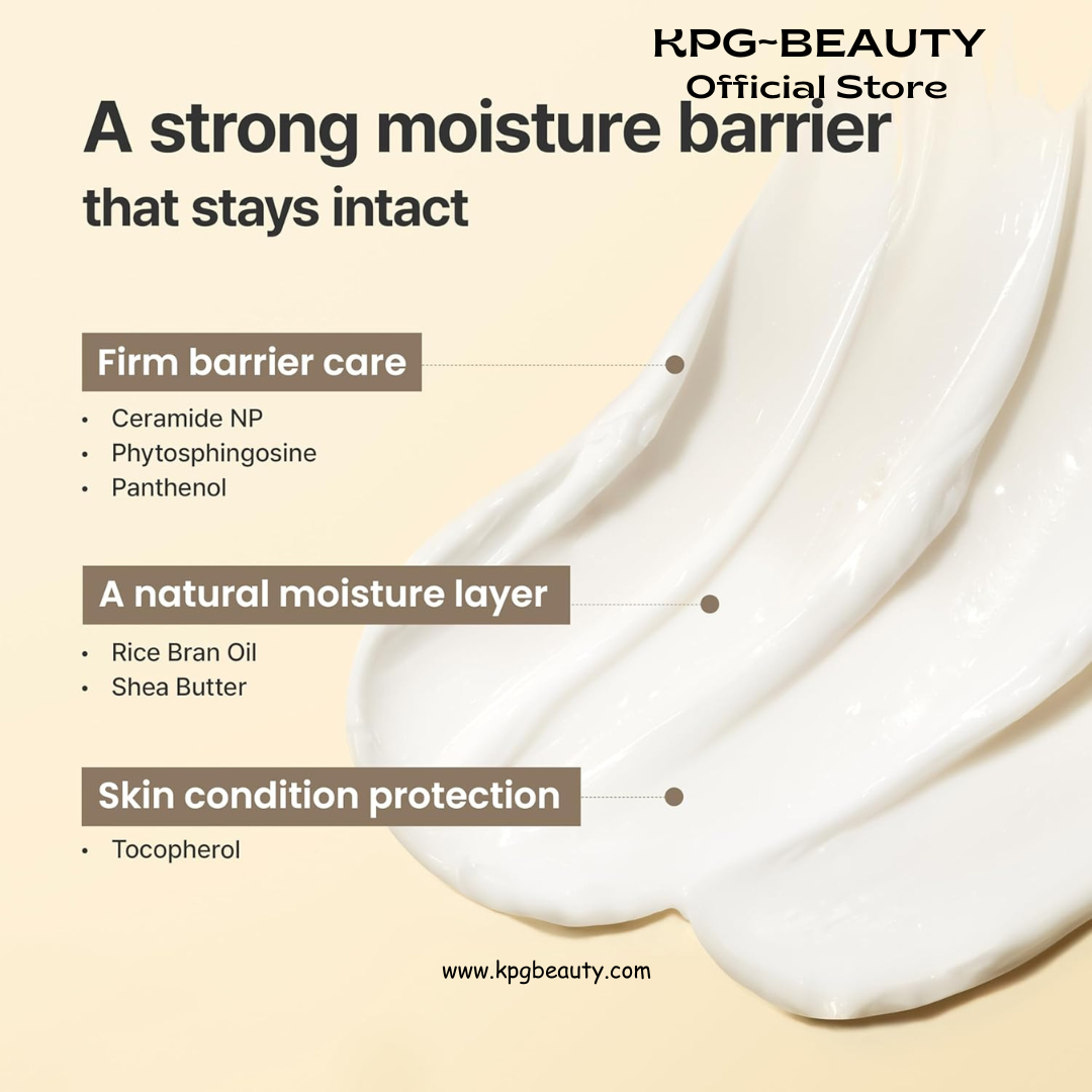 I’m From Rice Cream, Hydrating Face Moisturizer with Rice Water & Ceramide, Lightweight Barrier Cream for Dry & Combination Skin, Korean Skincare 50ml IAM FROM
