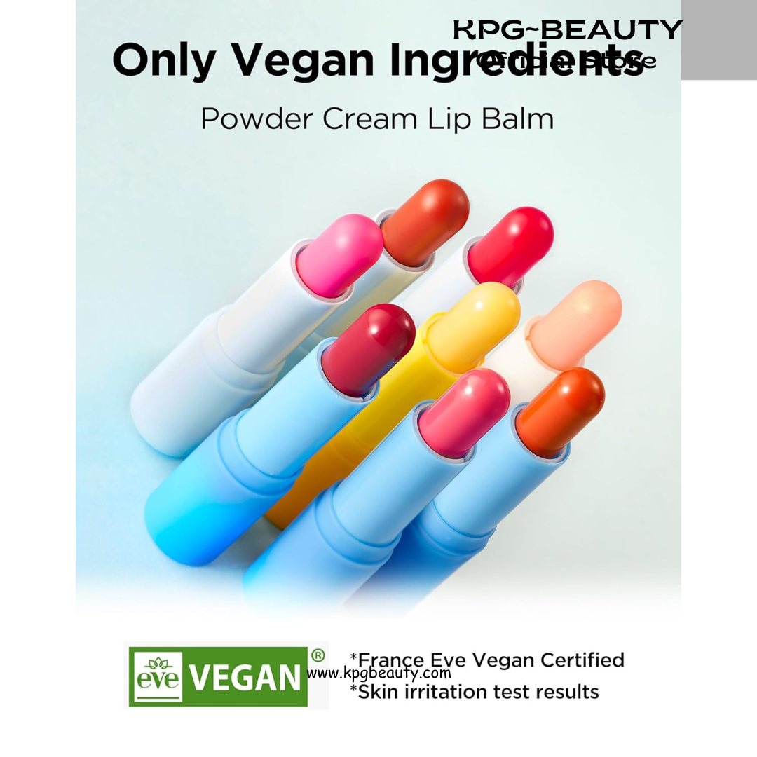 TOCOBO Powder Cream Lip Balm – Vegan Korean Soft Matte Lipstick Balm for Velvet Finish - Moisturizing & Blurring Effect – Lightweight Powdery Texture, Rose Burn, 0.12oz. Tocobo