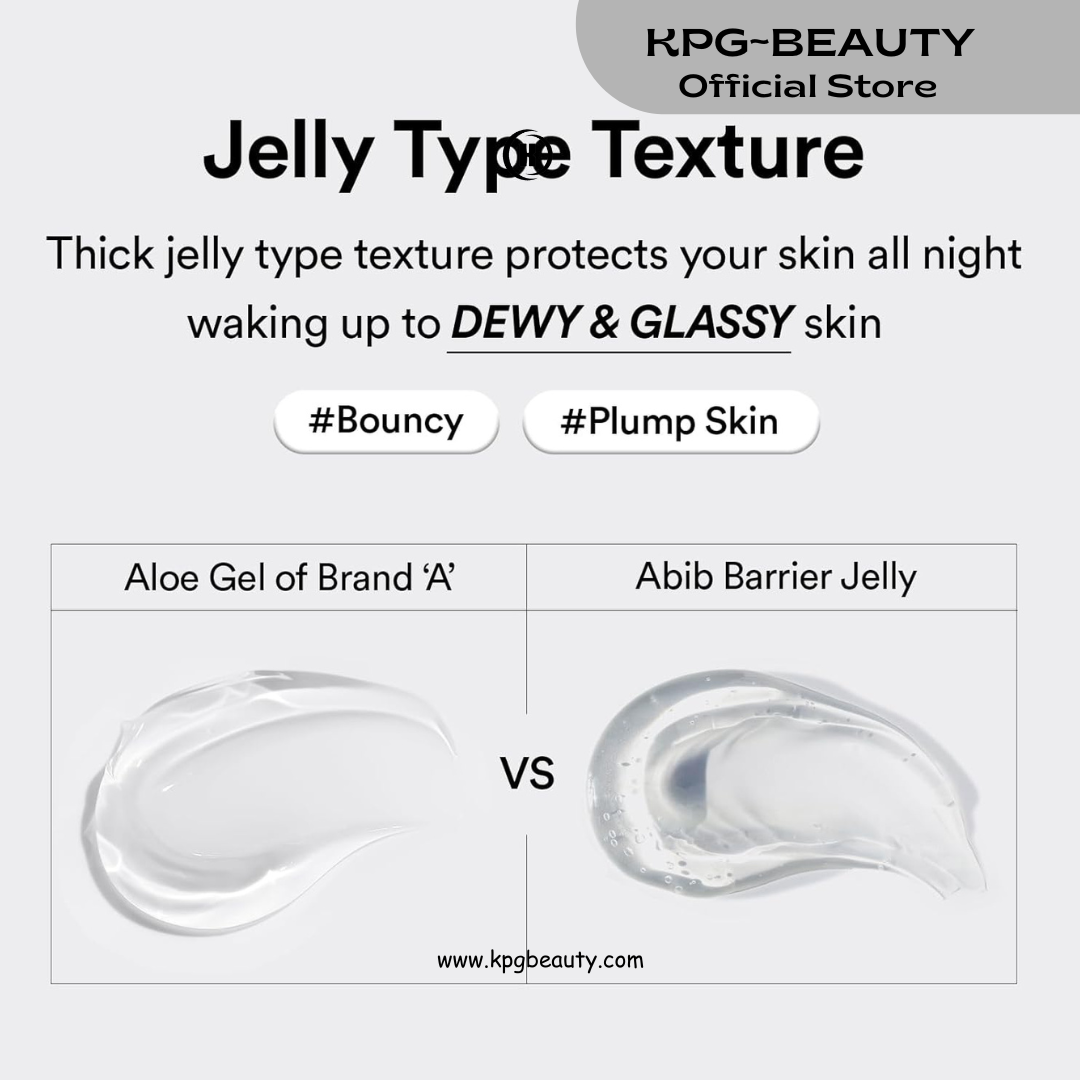 Abib Rice Probiotics Overnight Mask Barrier Jelly 2.7 fl oz I | Korean Overnight Sleeping Mask Cream Moisturizer for Glass Skin Slugging (Rice Probiotics/Barrier Jelly) 80 ml KPG BEAUTY