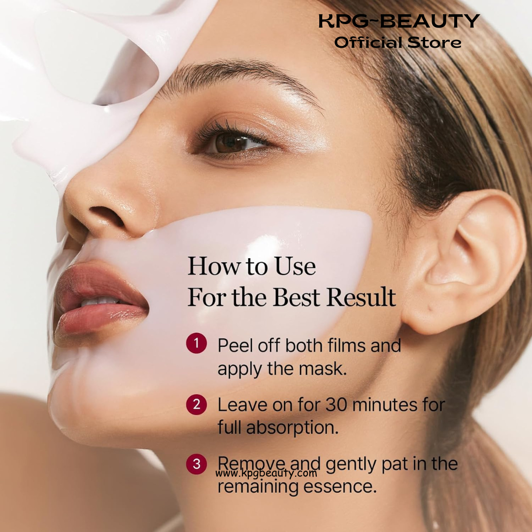 ROUND LAB Camellia Collagen Mask, 30min Hydrogel Mask, Quick Hydration, Firming&Pore Minimizing, For sensitive skin, Micro molecule collagen, Facial Mask, 34 g/1.19 Fl Oz 4ea Round Lab