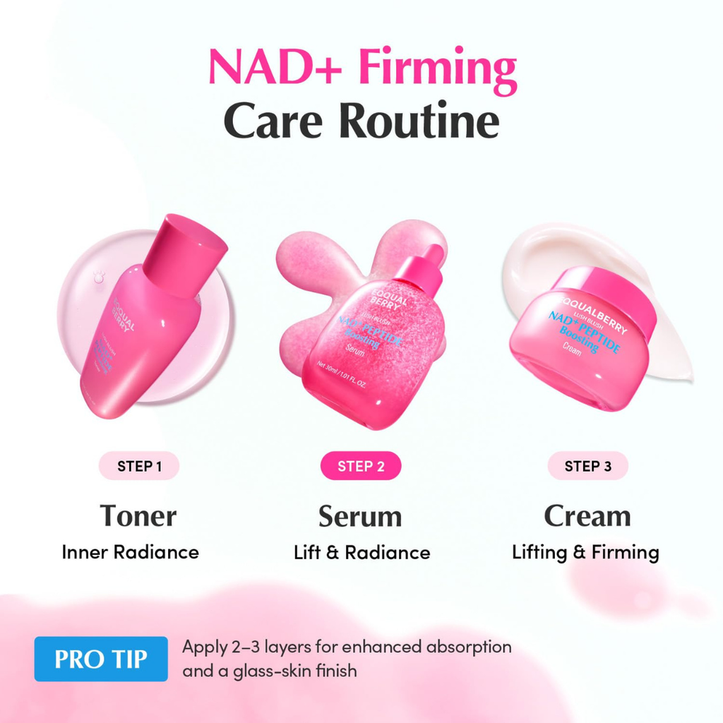 EQQUALBERRY NAD+ Peptide Boosting Serum 30ml KPG BEAUTY EQQUALBERRY