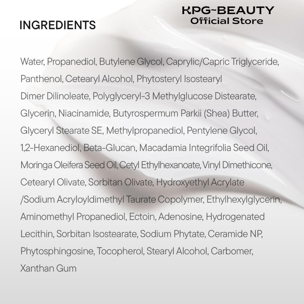 IUNIK Beta-Glucan 3X Barrier Cream – Beta-Glucan, Shea Butter & Panthenol Deep Hydration Cream Moisturizer for Barrier Strengthening, Korean Skincare for Dry & Sensitive Skin, 50ml IUNIK