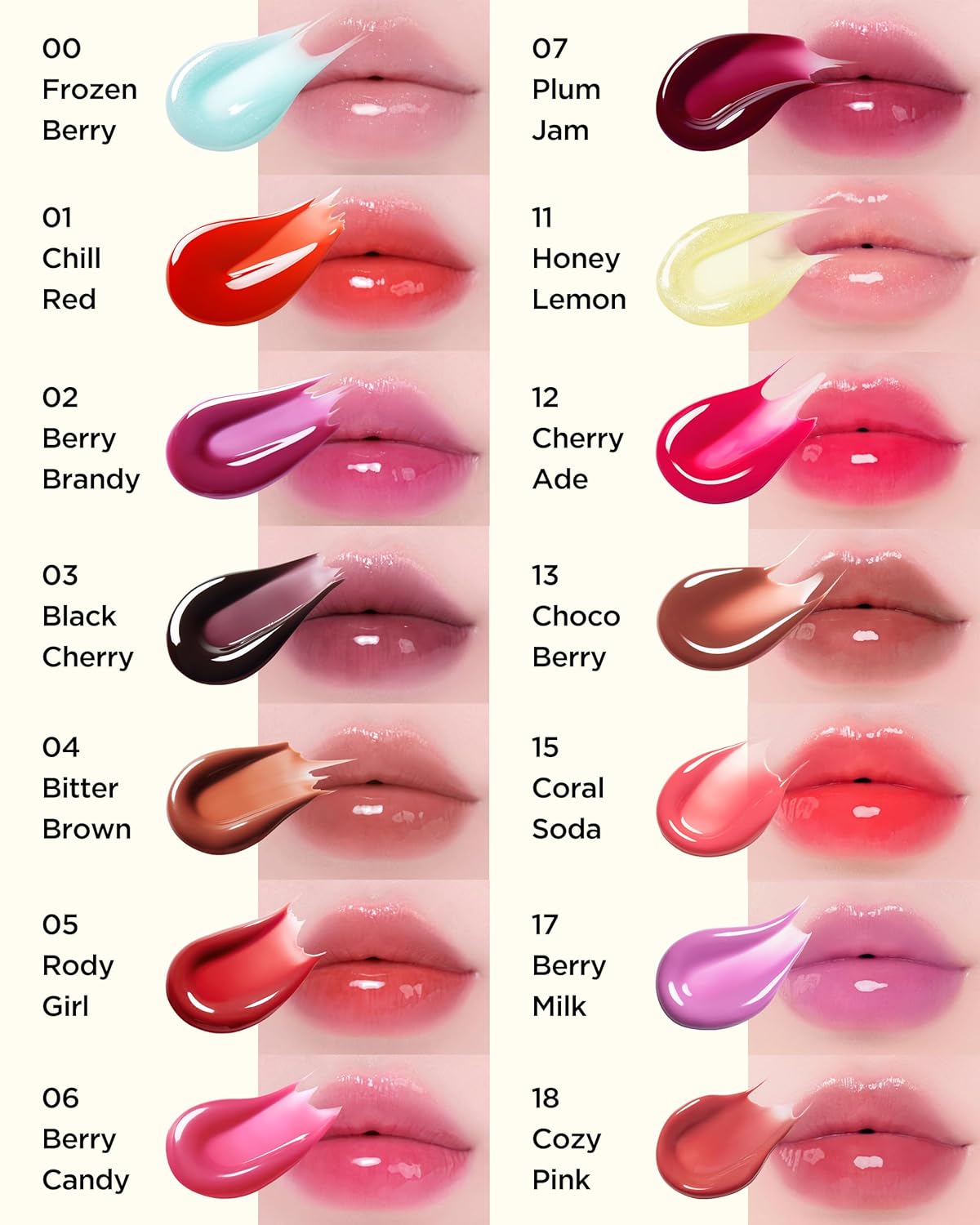 TOCOBO Juicy Berry Plumping Lip Oil 01 Chill Red – Korean Vegan Hydrating Lip Oil with Plant Oils for High Shine Gloss - Non Sticky Formula for All Skin Tones