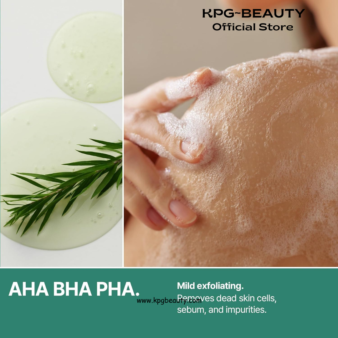 SOME BY MI AHA BHA PHA 30 Days Miracle Acne Clear Body Cleanser 13.5oz – Salicylic Acid & Tea Tree Acne Body Wash – Deep Cleansing, Sulfate & Paraben Free Korean Skin care Some By MI