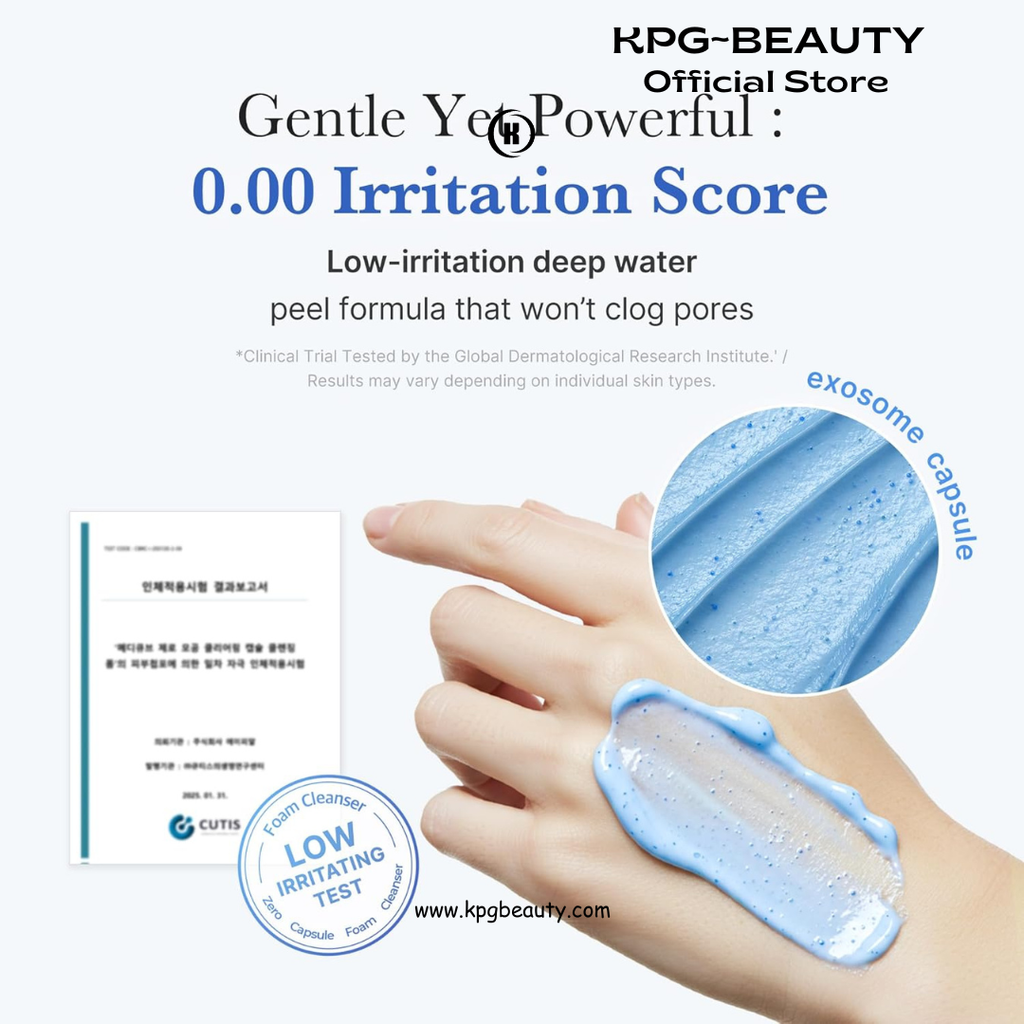 medicube Facial Cleanser Zero Pore Capsule Cleansing Foam | Daily Gentle Cleanser for Skin Texture, Blackhead & Pore Care | AHA, BHA & PHA for Deep Cleansing | Korean Skincare, 4.23 oz Medicube