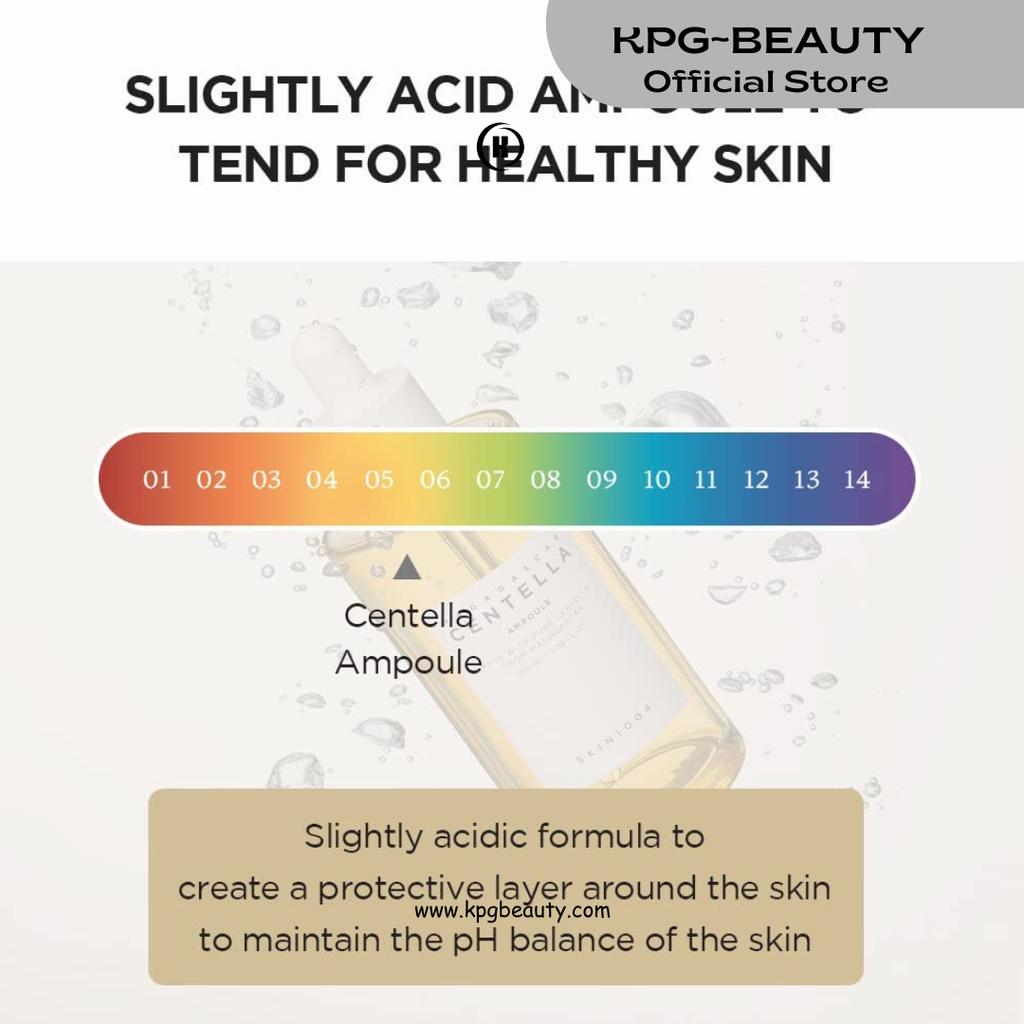 SKIN1004 Madagascar Centella Asiatica Ampoule Facial Serum |100% Centella Asiatica Extract for Soothing Sensitive and Acne-prone Skin, 30ml KPG BEAUTY