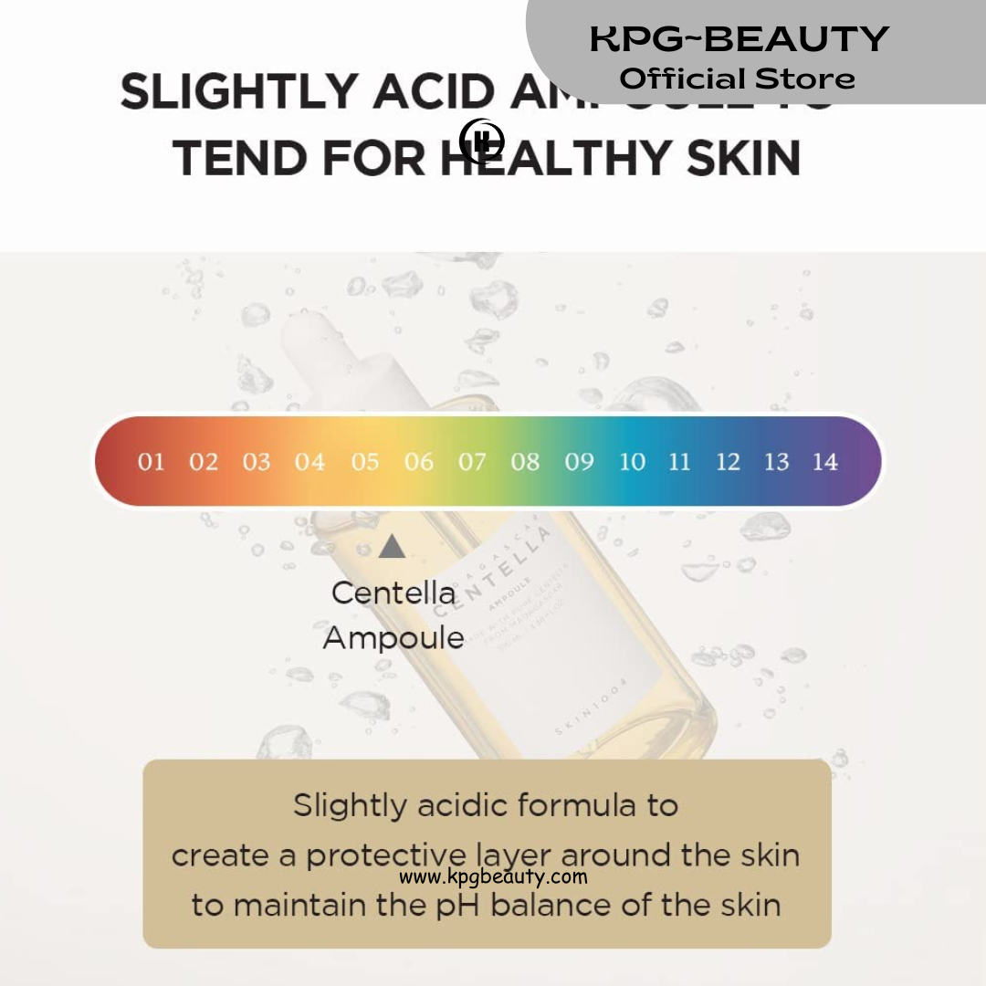 SKIN1004 Madagascar Centella Asiatica Ampoule Facial Serum |100% Centella Asiatica Extract for Soothing Sensitive and Acne-prone Skin, 30ml KPG BEAUTY