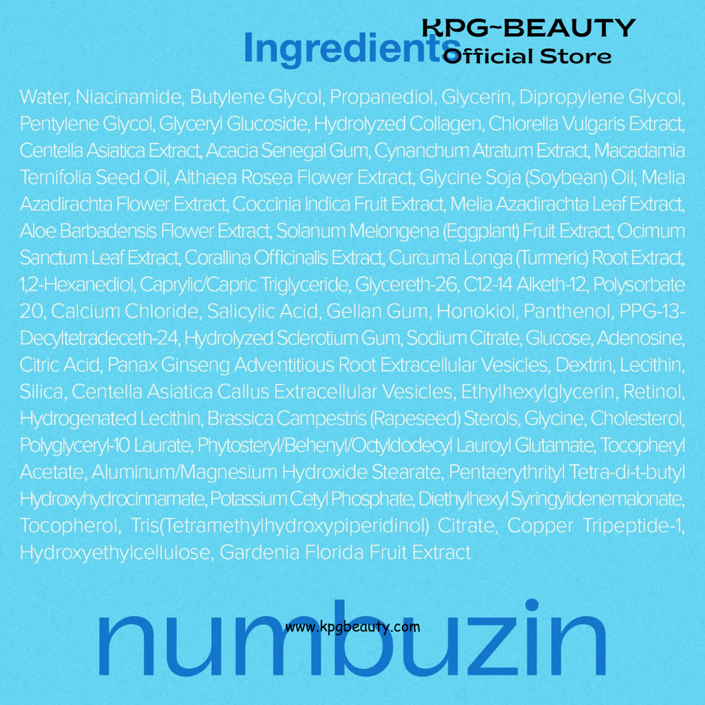 numbuzin No.3 retinol Serum | Blue Bio-Retinol Pore Refining Serum | Retinol Beginner, Tightening, Firming, BHA, Niacinamide, Peptide | 1.01 fl.0z (30ml) Numbuzin