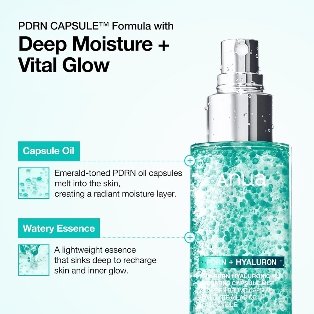 ANUA PDRN Collagen Glow Facial Serum Spray 100ml KPG BEAUTY KPGBEAUTY