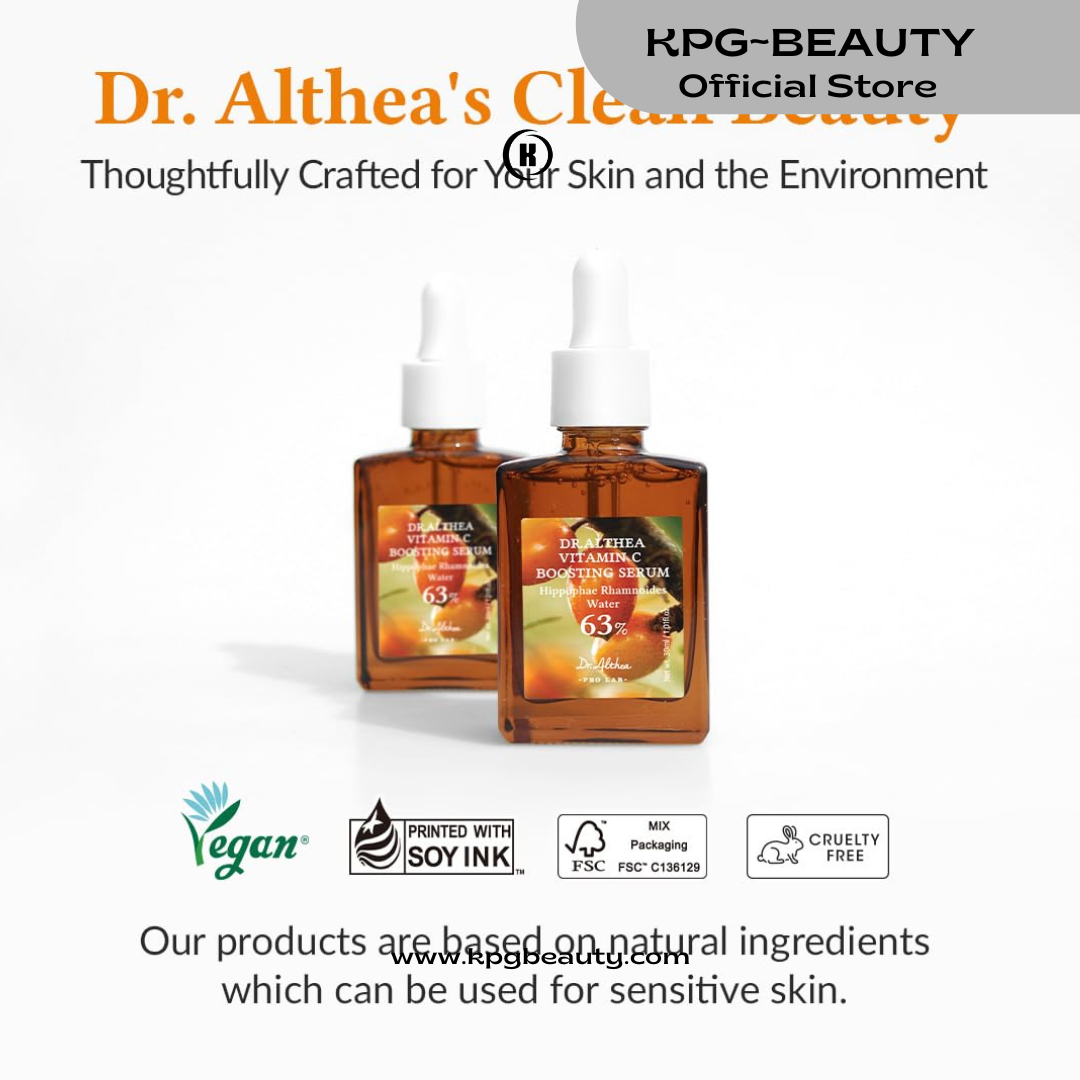 Dr.Althea Vitamin C Boosting Serum | Daily Facial Serum with TRANEXAMIC ACID for All Skin Types | Helps Remove Dark Spots & Uneven Skin Tone | Korean Vegan Skin Care (Vitamin C Boosting RENEWED) 30 ml