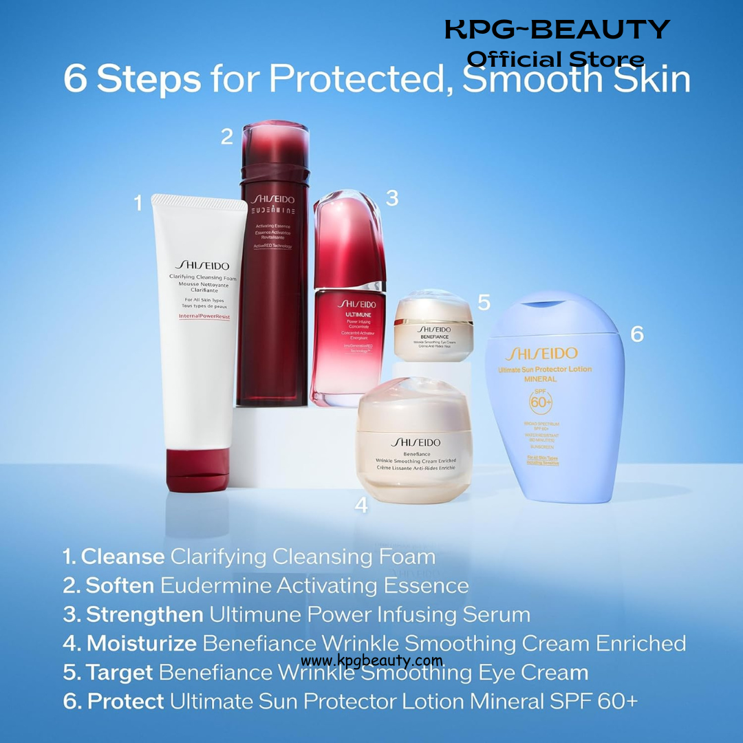 Shiseido Ultimate Sun Protector Lotion Mineral SPF 60+ - Sheer, Broad-Spectrum Sunscreen for Face & Body - Visibly Improves Fine Lines, Smoothness & Skin Tone - Fragrance Free, All Skin Types Shiseido
