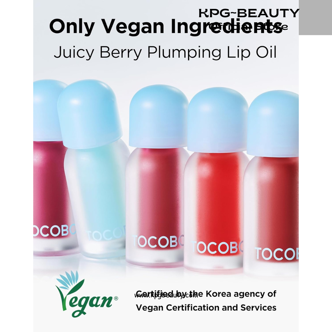 TOCOBO Juicy Berry Plumping Lip Oil 18 Cozy Pink (Muted Rose) – Korean Vegan Tinted Gloss with Volufiline™ | Universal MLBB, Silicone Tip, Non-Sticky, 0.12 fl.oz Tocobo