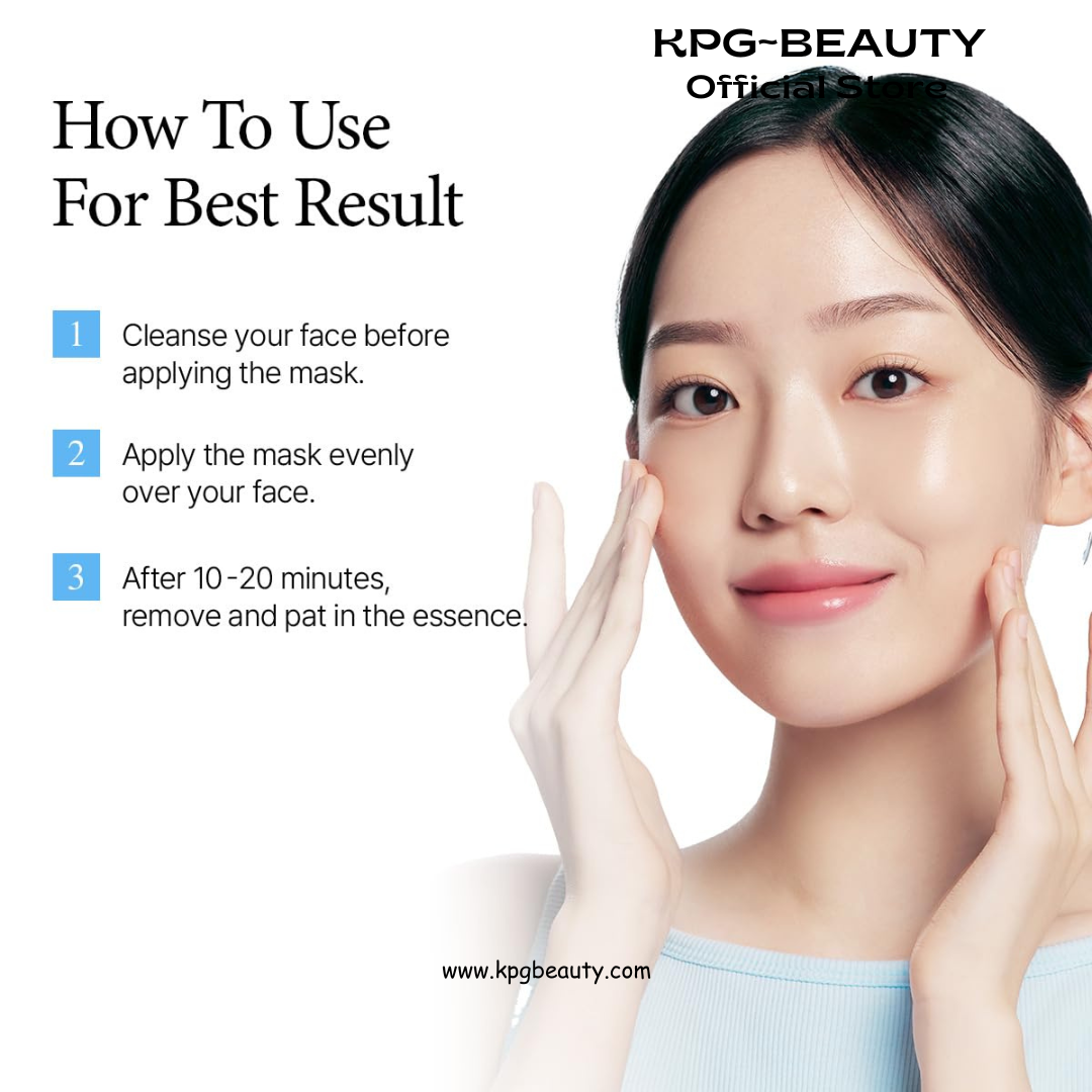 ROUND LAB 1025 Water Gel Hydration Mask(10) | Hydration locking, Cooling, Rejuvenating, Easy layering, Unscented for sensitive skin (10MASKS) Round Lab