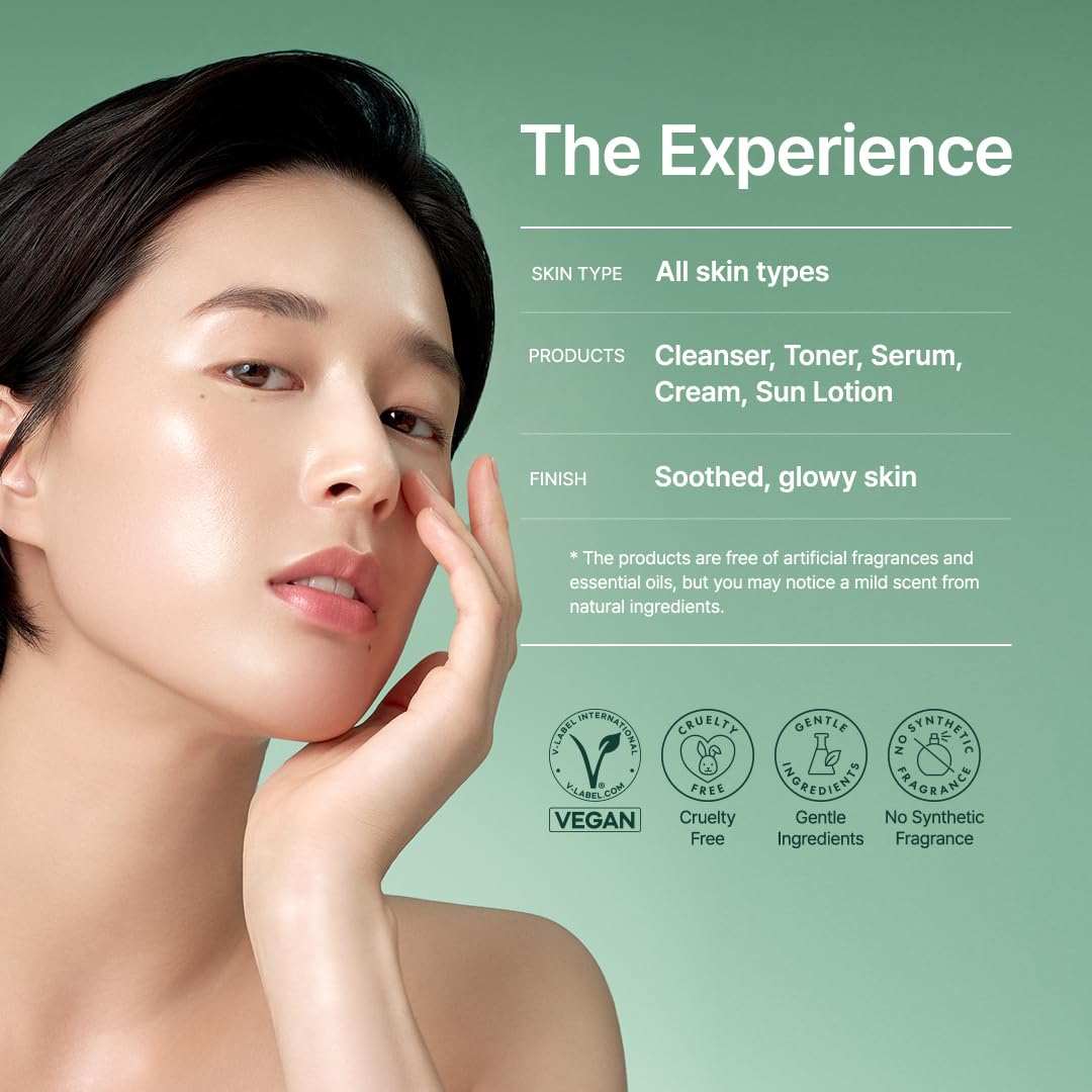 PURITO SEOUL Best Kit - Skincare Routine with Panthenol Cleanser & Cream, Unscented Centella Serum & Toner, For All Skin Types, Gift Set, For Face, Facial Serum, K-Beauty, Purito Seoul
