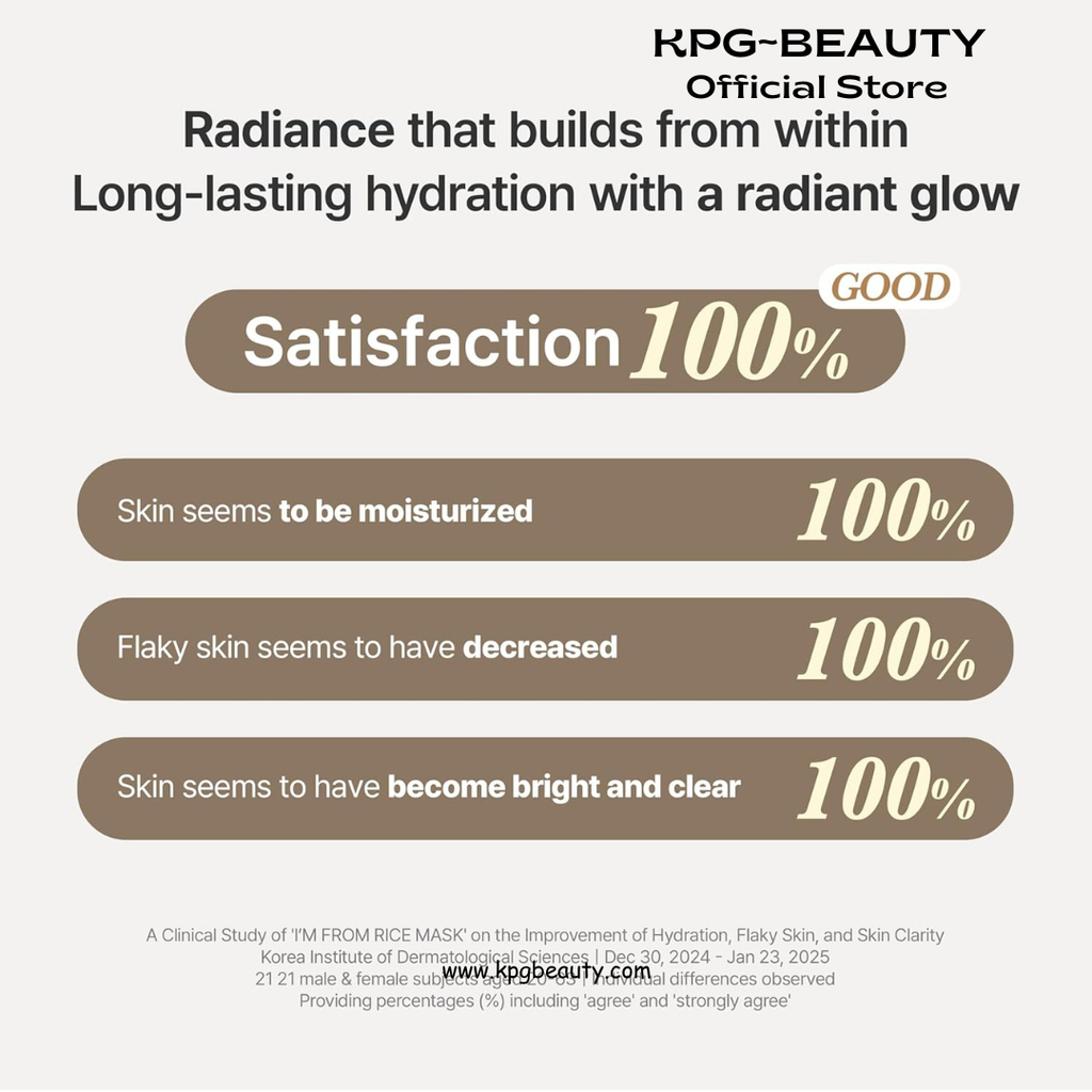 I'm From Rice Mask, Soft Exfoliating Wash-Off Rice Mask, Glass&Dewy, Hydration, Korean Skin Care  70gm IAM FROM