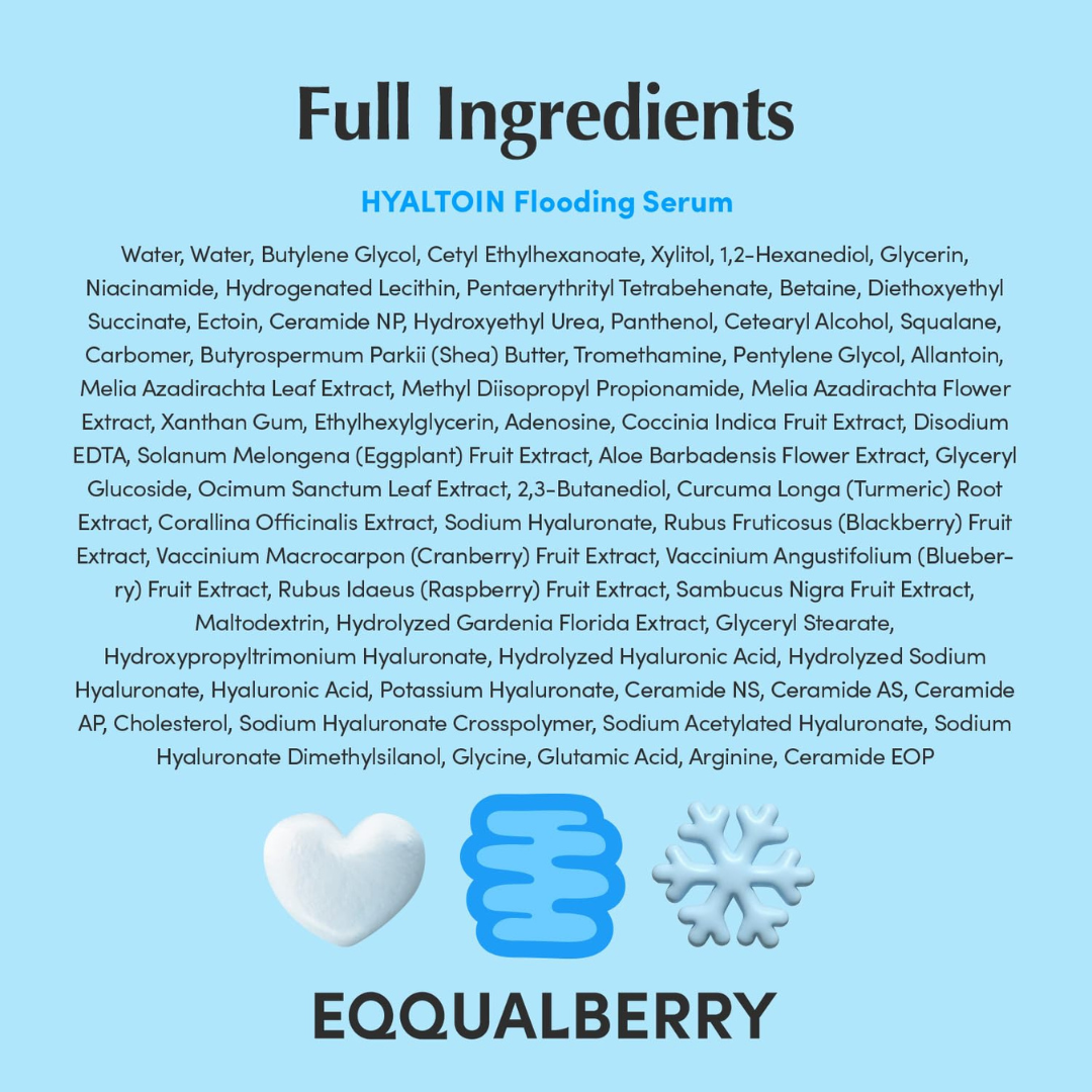 EQQUALBERRY Hyaltoin Flooding Smoothie Serum 30ml KPG BEAUTY EQQUALBERRY