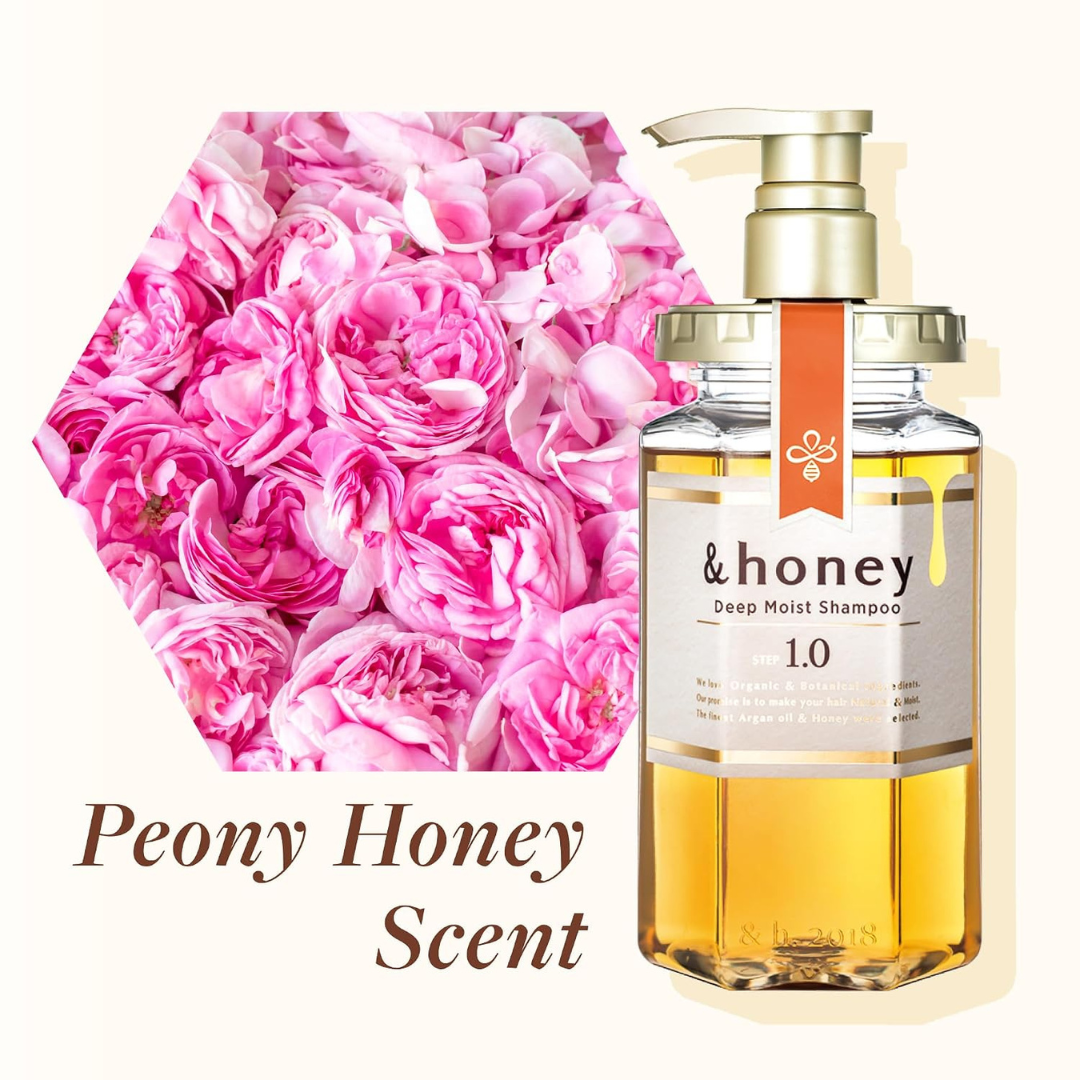 &honey Deep Moist Shampoo & Conditioner Set 440ml + 450g KPG BEAUTY &honey