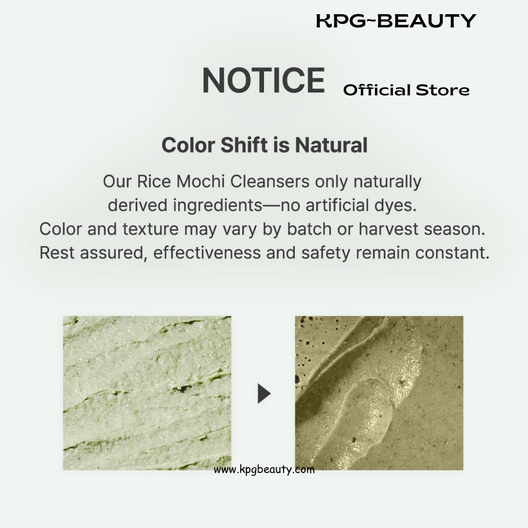 Arencia Korean Rice Mochi Face Cleanser - Face Wash, Gentle Scrub All in One for Deep Cleansing, Moisturizing, Pore Minimizing, Acne-Prone Skin, Removing Blackhead with Rice Water & Green Tea Arencia