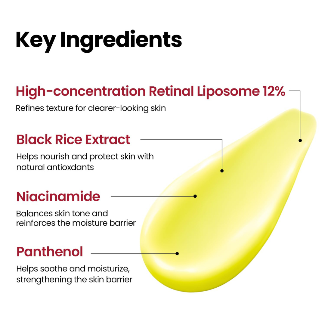 K-SECRET SEOUL 1988 Retinal Advanced Shot – Formulated with 22,275 Spicules and Advanced Retinal Liposome 12% | Fine Lines and Skin Texture Care Serum | Korean Skincare, 15ml KSecret