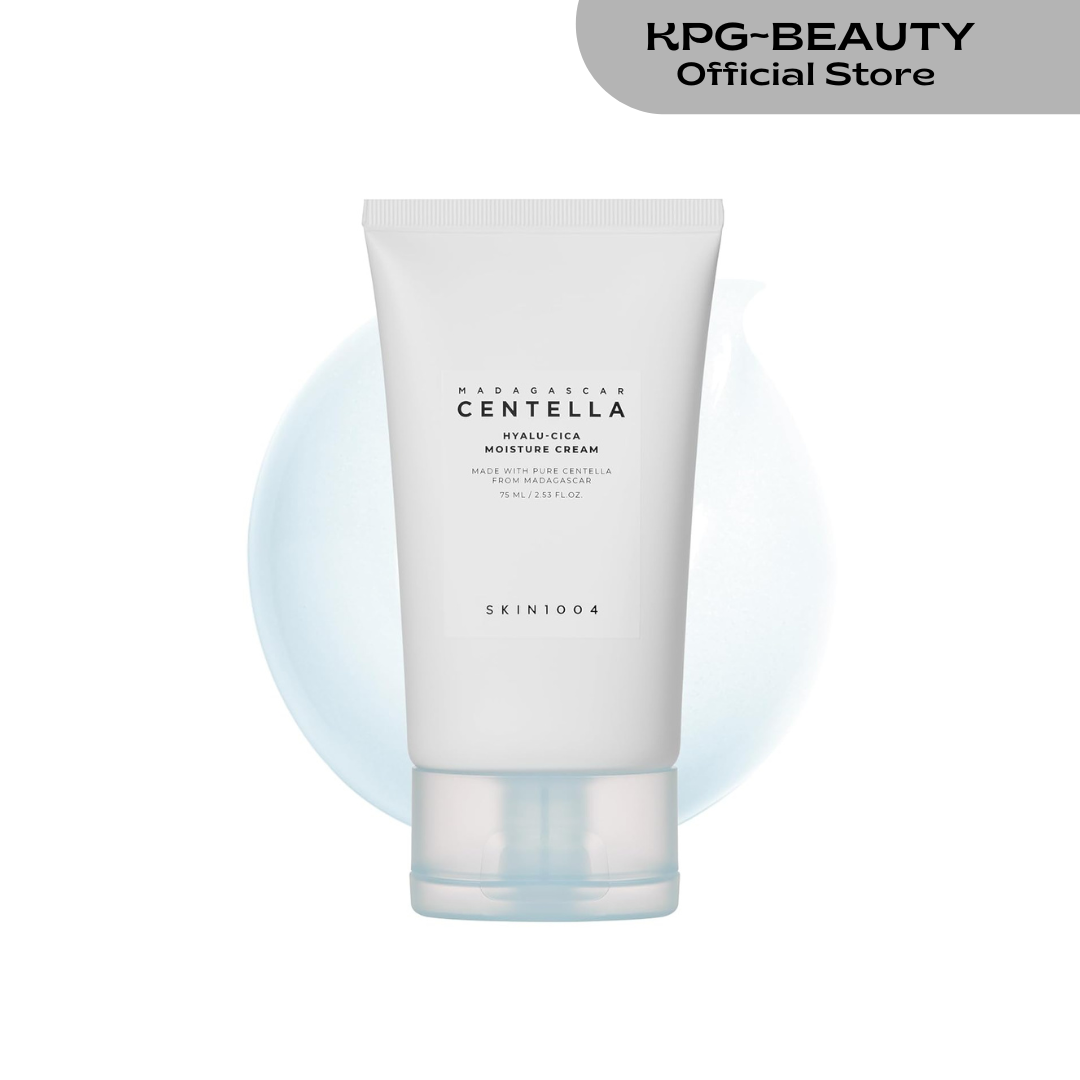 SKIN1004 Madagascar Centella Hyalu-Cica Moisture Cream 75ml – Hydrating Korean Face Moisturizer with Hyaluronic Acid SKIN1004