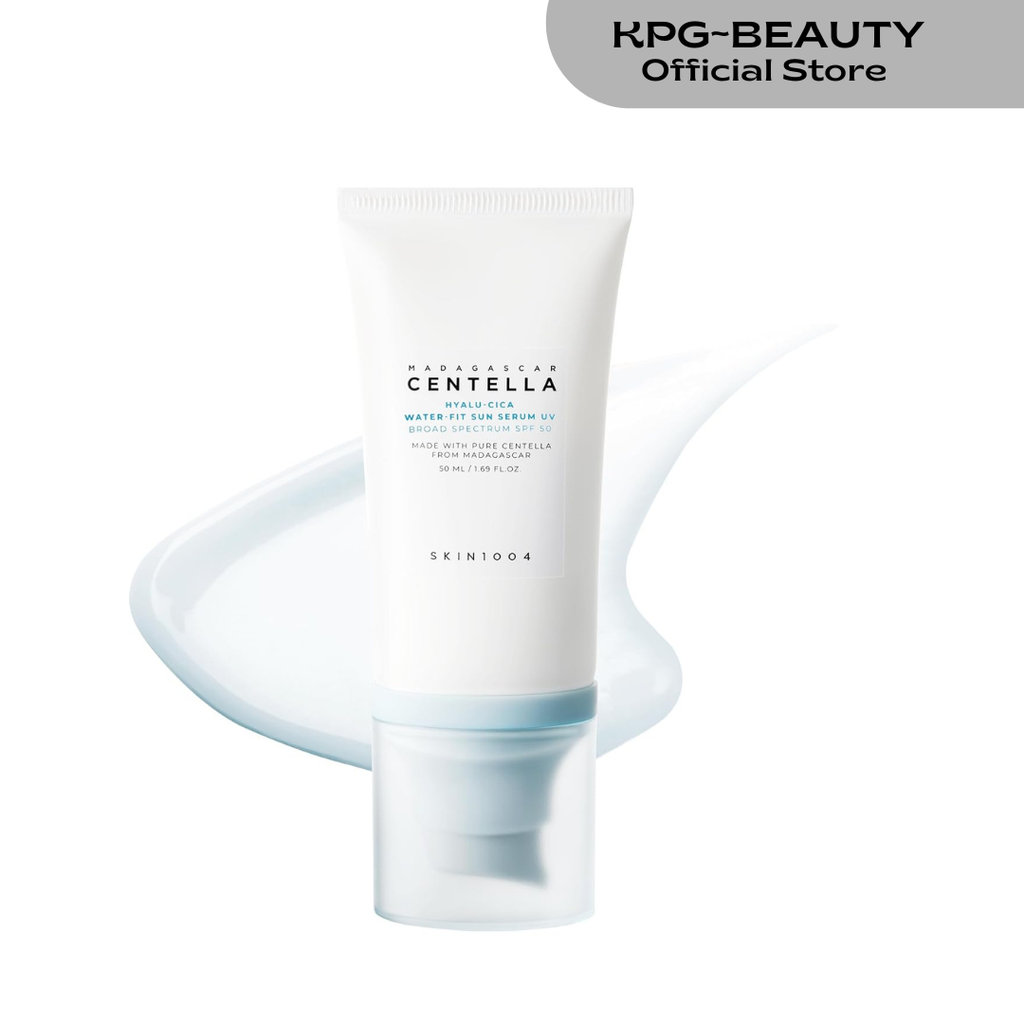 SKIN1004 Madagascar Centella Hyalu-Cica Water-Fit Sun Serum SPF50+ PA++++ Lightweight Sunscreen KPG BEAUTY SKIN1004
