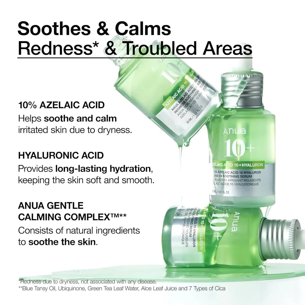 Anua Azelaic Acid 10 Hyaluron Redness Soothing SerumAnua