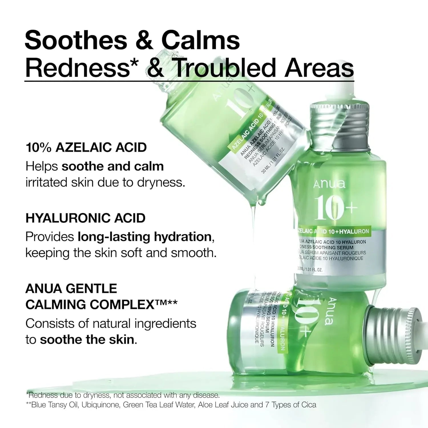 Anua Azelaic Acid 10 Hyaluron Redness Soothing SerumAnua