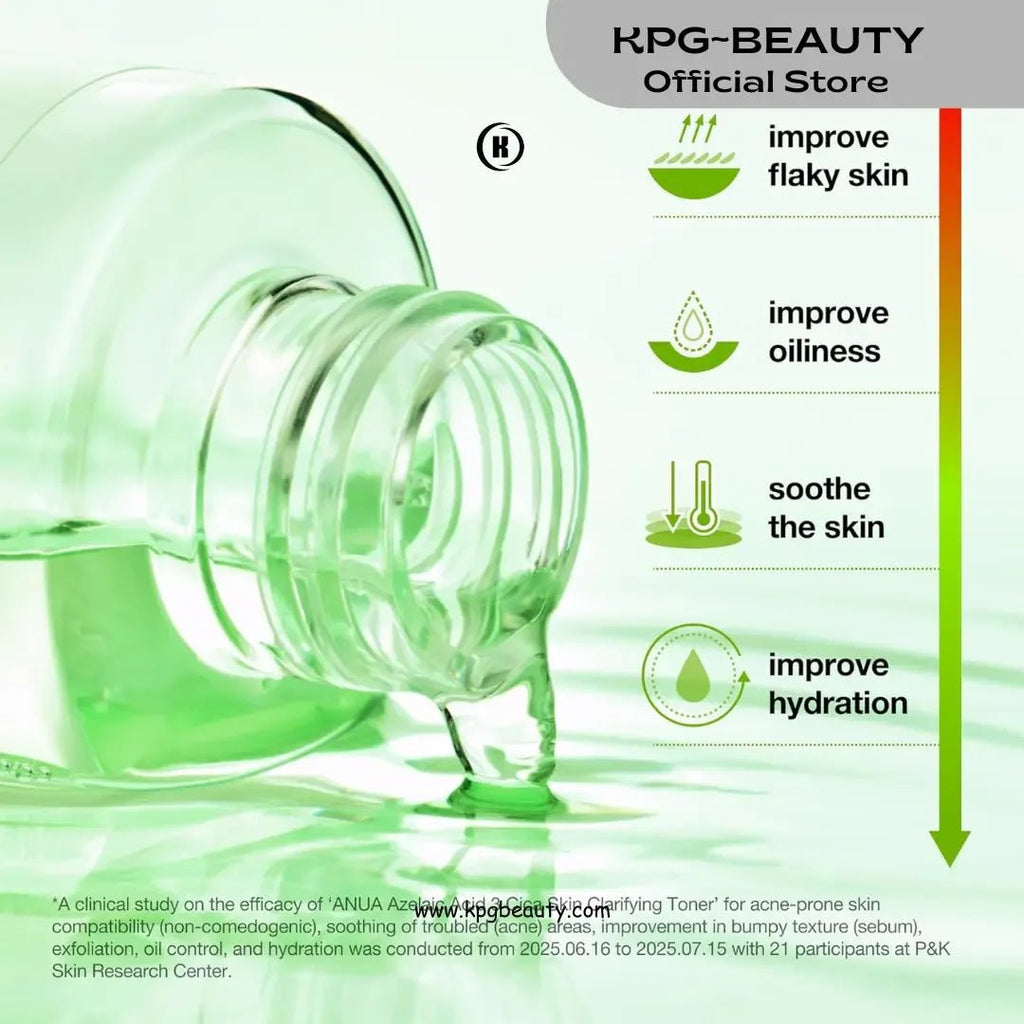 Anua Azelaic Acid Clarifying Toner 3 CICA Skin Clarifying Toner.