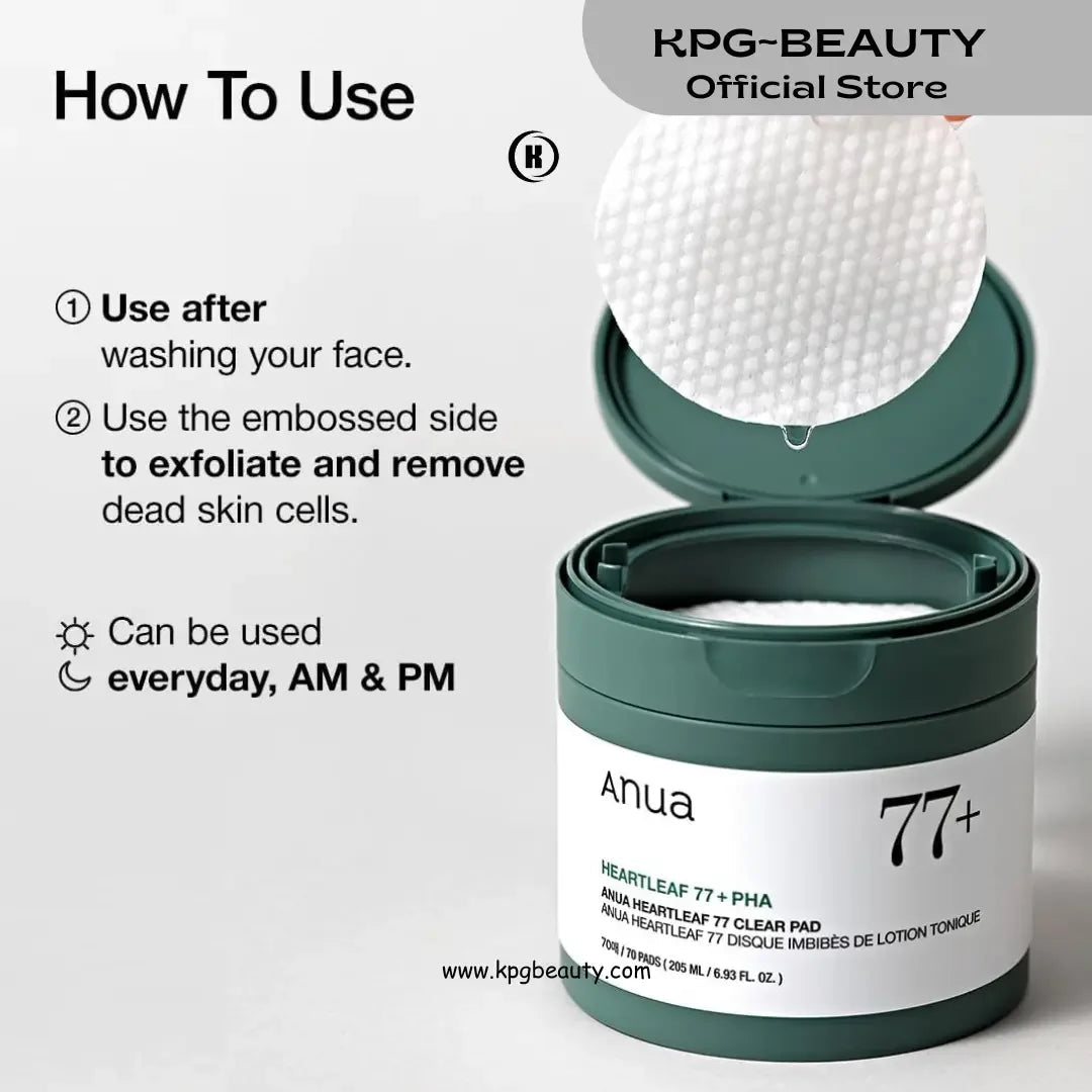 ANUA Heartleaf 77 Toner Pad: The Key to Glass Skin.