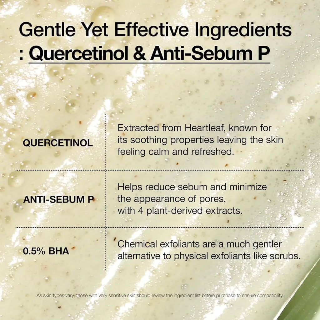 ANUA Heartleaf Quercetinol Pore Deep Cleansing Foam Gentle Daily Cleanser KPG BEAUTYAnua