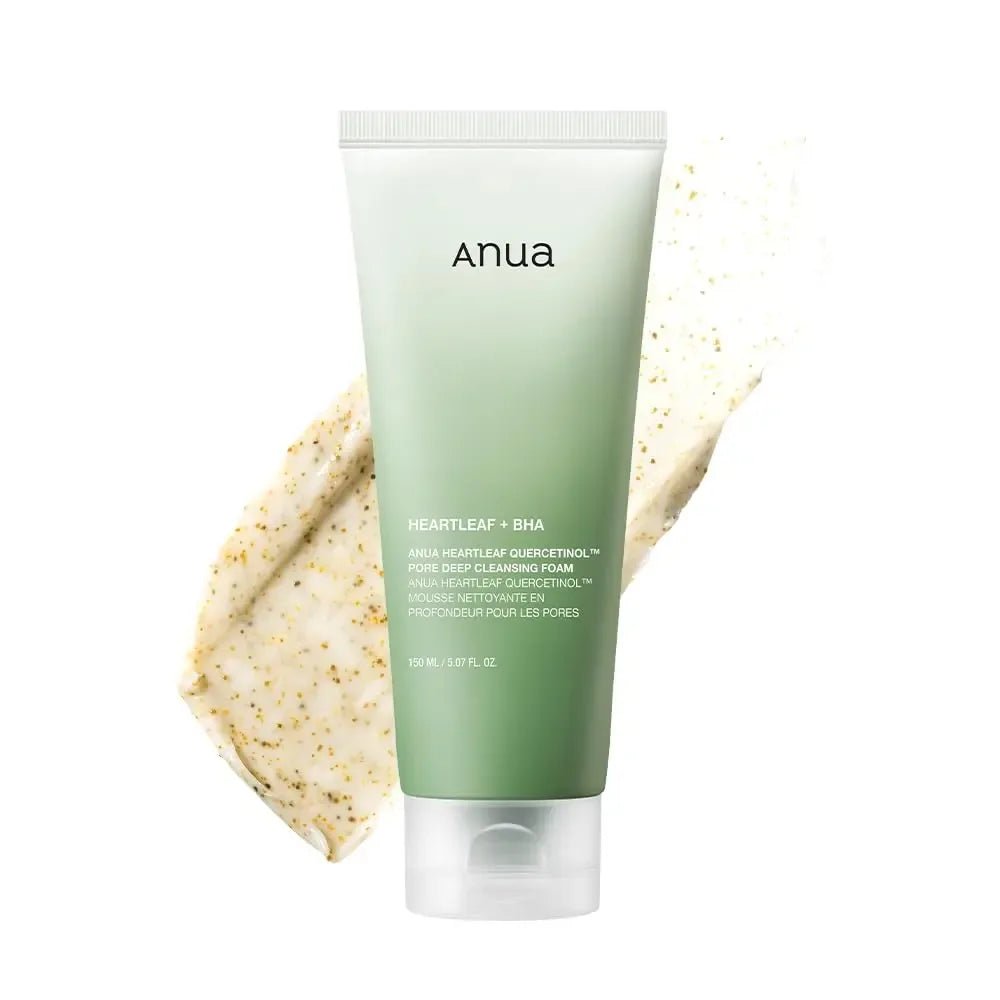 ANUA Heartleaf Quercetinol Pore Deep Cleansing Foam Gentle Daily Cleanser KPG BEAUTYAnua
