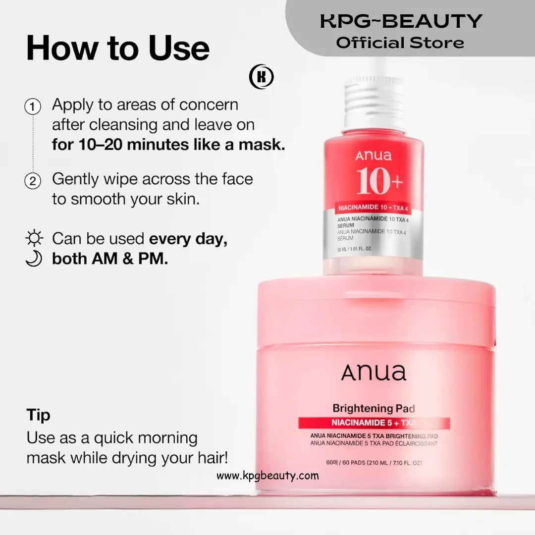 ANUA Niacinamide 5 TXA Toner PadAnua