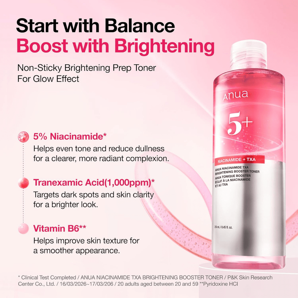 ANUA Niacinamide Tranexamic Acid Brightening Booster Toner 250ml KPG BEAUTYAnua