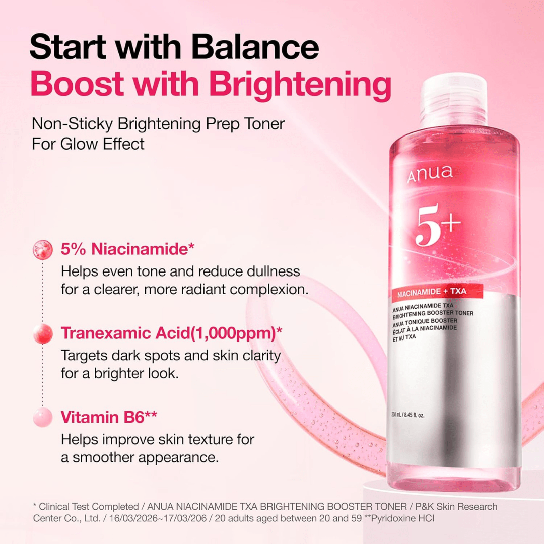 ANUA Niacinamide Tranexamic Acid Brightening Booster Toner 250ml KPG BEAUTYAnua