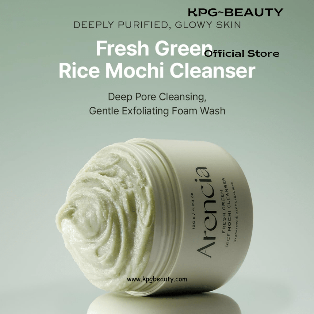 ARENCIA Rice Mochi Face Cleanser Gentle Scrub Deep Cleansing Face Wash KPG BEAUTYArencia