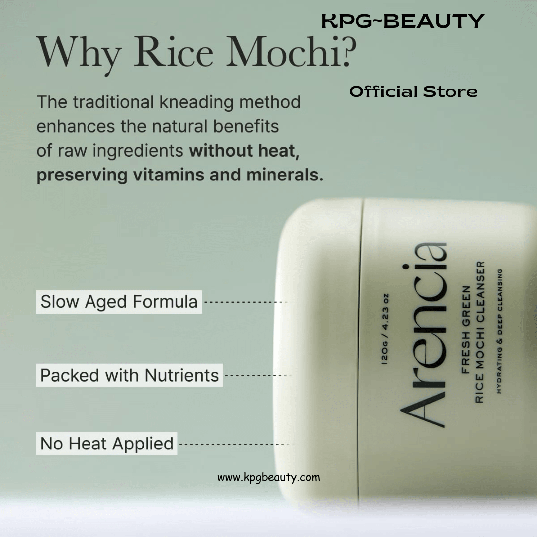 ARENCIA Rice Mochi Face Cleanser Gentle Scrub Deep Cleansing Face Wash KPG BEAUTYArencia