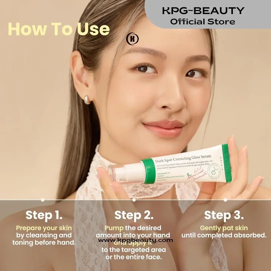 AXIS-Y Dark Spot Correcting Glow Serum - 5% Niacinamide Dark Spot Types 50 ml - KPGBEAUTY