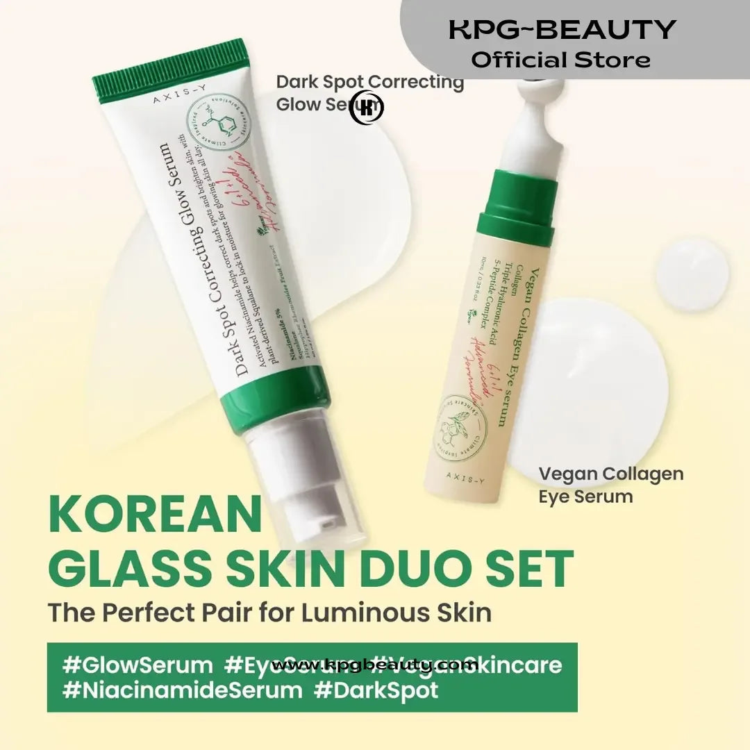 AXIS - Y Glass Skin Duo Set – Dark Spot Correcting & Collagen Eye SerumAXIS - Y