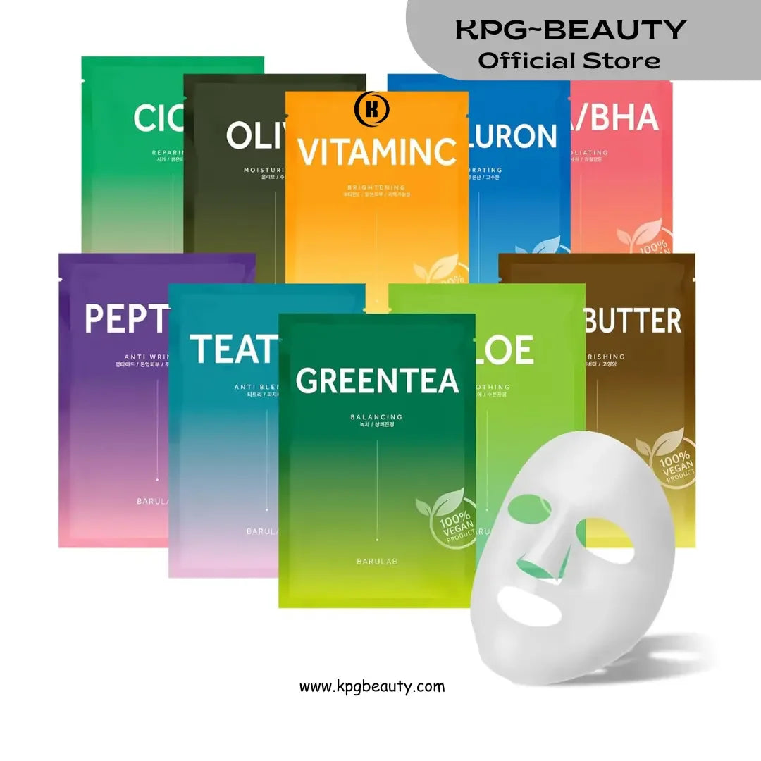 Barulab Premium The Clean Vegan Mask with Vitamin C - Hydrating Sheet Mask for All Skin Types