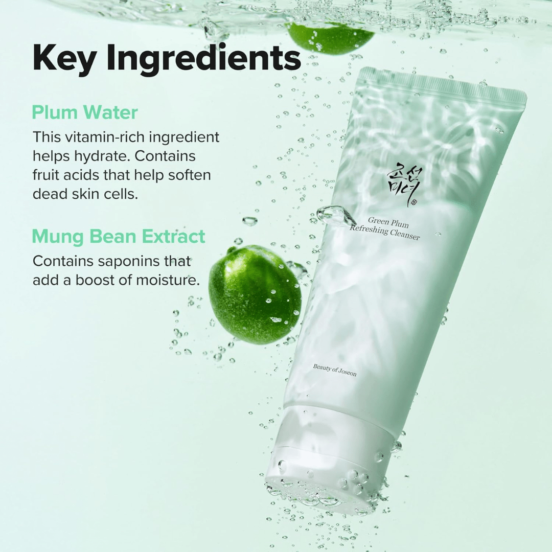 Beauty of Joseon Green Plum Refreshing Cleanser Gel Type Deep Pore Cleansing, Acne Face Wash, Blackhead Remover for All Skin Types, Korean Skincare 100mlBeauty of Joseon