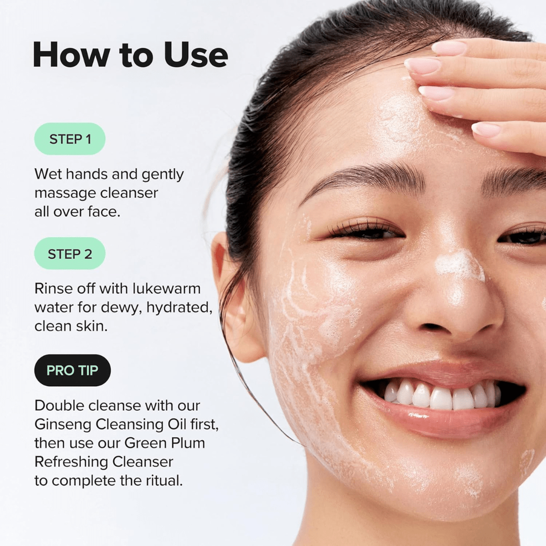Beauty of Joseon Green Plum Refreshing Cleanser Gel Type Deep Pore Cleansing, Acne Face Wash, Blackhead Remover for All Skin Types, Korean Skincare 100mlBeauty of Joseon